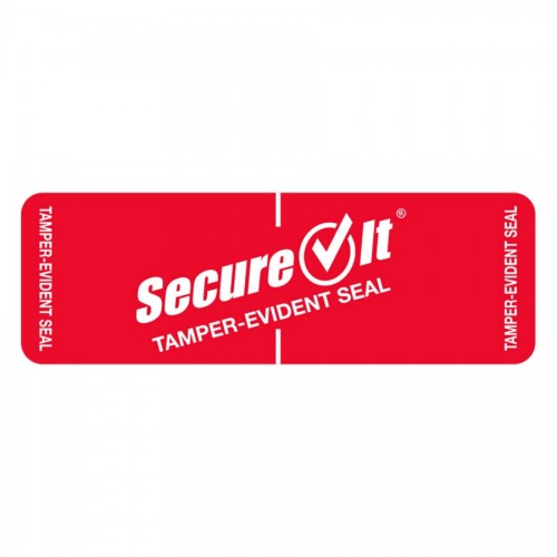 Tamper Evident SecureIt Security Label 25mm x 75mm