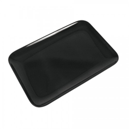 Tray Black Melamine Oblong 23 x 33cm