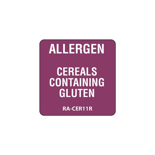 Cereal Allergen lable 2.5cm (Roll 500)