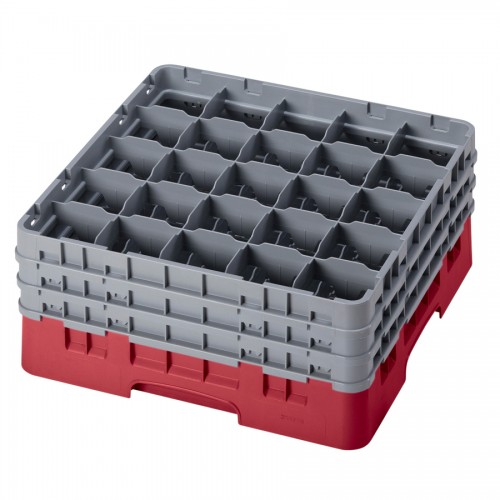 Camrack Glass Rack 25 Compartments Cranberry