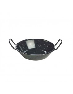 Black Enamel Dish 18cm