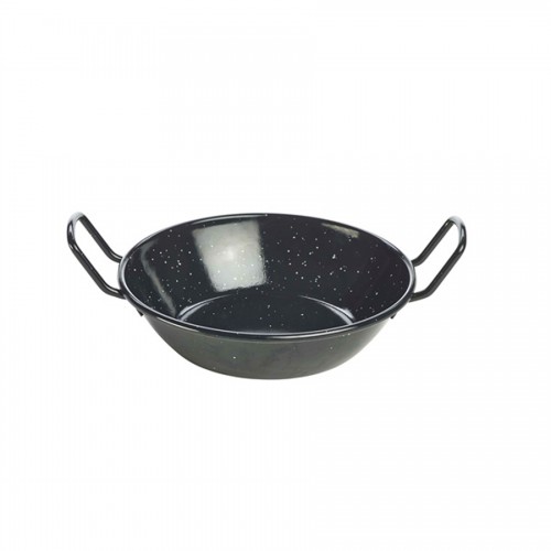 Black Enamel Dish 18cm