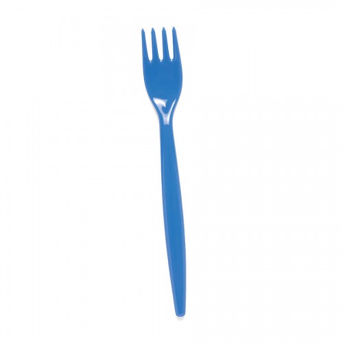 Polycarbonate Fork Antibacterial 20cm Blue