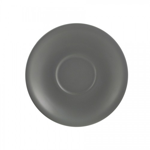 Matt Grey Porcelain Saucer 16cm