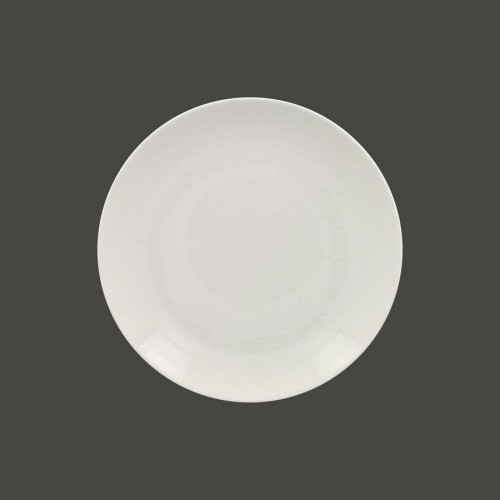 Vintage Flat Coupe Plate 29cm White