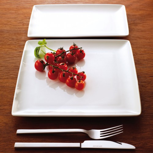 Taste Plate Rectangular White 27 x 33cm