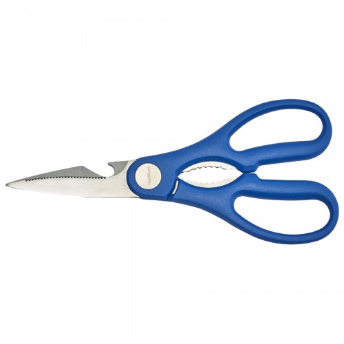 Stainless Steel Kitchen Scissors 8 Inch Blue