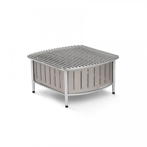 Small buffet station with wire grill - Natural