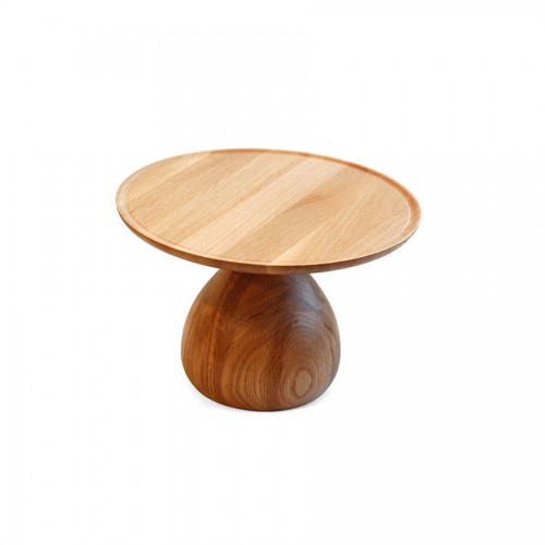 Cake Stand Large Oak 32 x 21cm