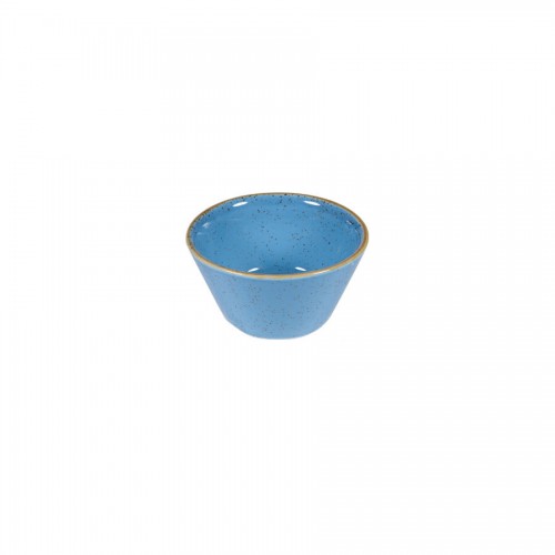 Stonecast Cornflower Blue Sauce Dish 3Oz