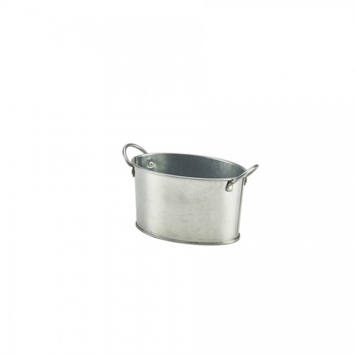 Galvanised Steel Bucket 12.5x8.5x6.5cm