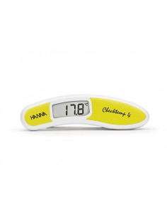 Waterproof Digital Folding Probe Thermometer Yellow