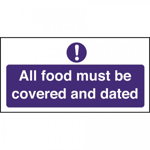 Kitchen Food Safety Food Must Be Covered