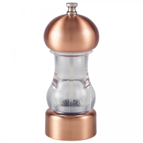 Copper & Acrylic Salt Pepper Grinder 14cm