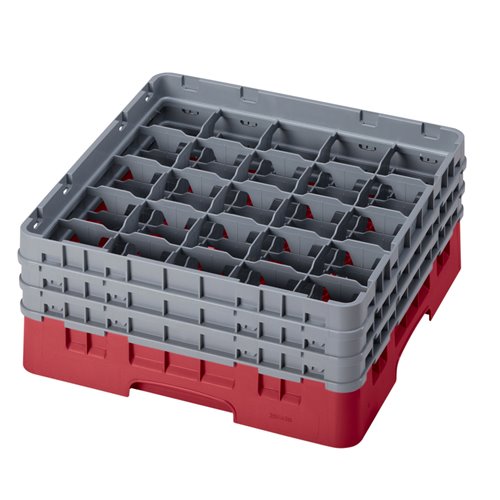 Camrack Glass Rack 25 Compartments Cranberry