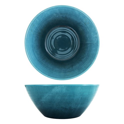 Light Blue Glazed Melamine Casablanca 2.6L Bowl