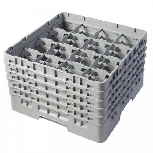 Cambro Camrack Glass Rack 16 Compartments Grey