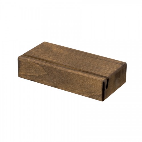 Block Menu Holder 150 x 75 5mm Dark Oak