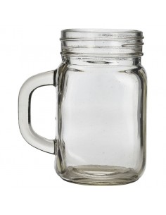 Genware Glass Mason Jar 45cl 16oz