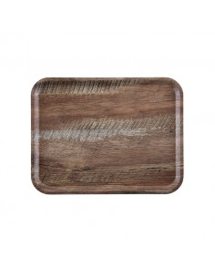 Cambro Dark Oak Wood Effect Tray 24 x 35cm