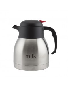 Milk Inscribed S/S Vacuum Push Button Jug