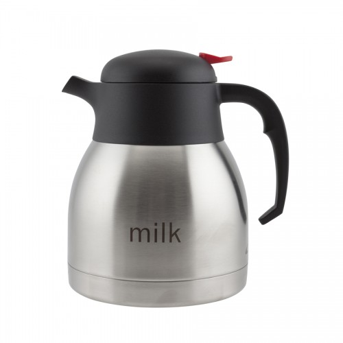 Milk Inscribed S/S Vacuum Push Button Jug