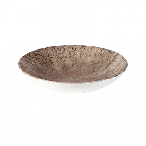 Stone Zircon Brown Evolve Coupe Bowl 24.8cm