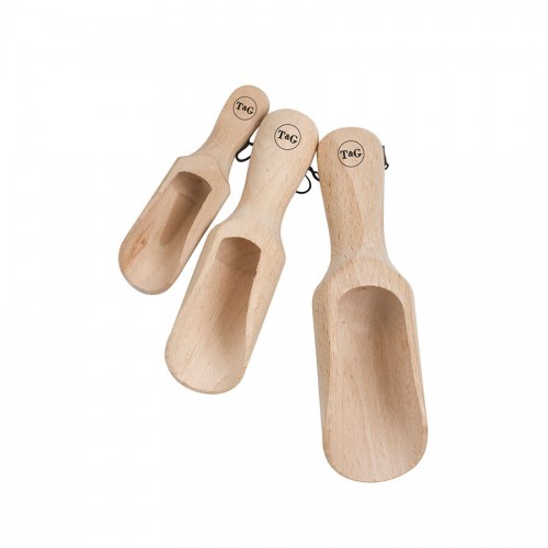 Set of 3 Scoops in FSC® Certified Beech