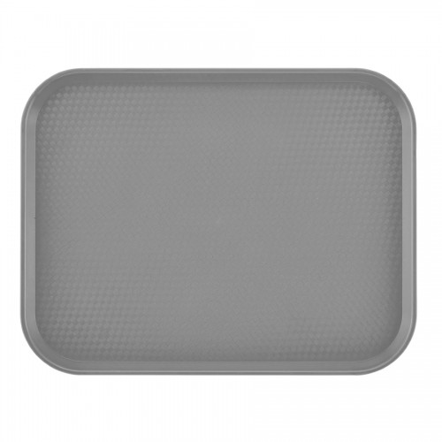 Tray Cafeteria Grey Oblong Poly 46 x 36cm