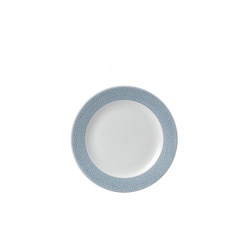 Isla Spinwash Ocean Blue Profile Footed Plate 9 1/8