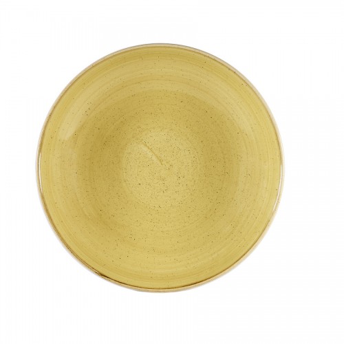 Stonecast Mustard Coupe Large Bowl 12inch