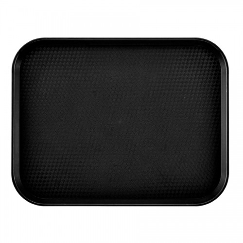 Cafeteria Tray Polypropylene 46 x 36cm Black