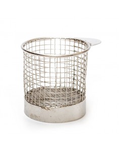 Mini Serving Basket 9cm Dia x 8.5cm Stainless Steel