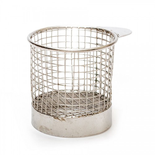 Mini Serving Basket 9cm Dia x 8.5cm Stainless Steel