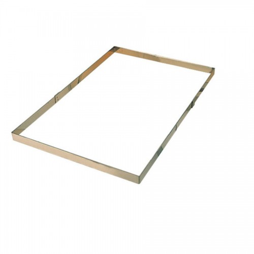 Cake Frame Stainless Steel 56.5 x 36.5 x 4.5cm