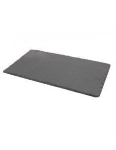 Genware Slate Platter Black 25x13cm