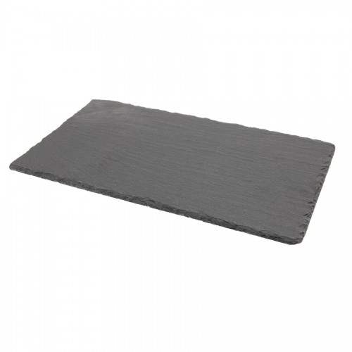 Genware Slate Platter Black 25x13cm