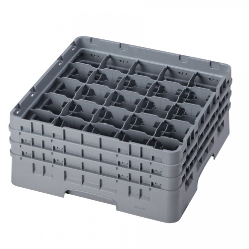 Cambro Camrack Glass Rack 25 Compartments Grey