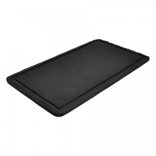 Black Melamine 1/3 Stone Platter 325x176x11mm