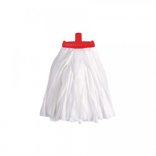 Prairie Big White Kentucky Mop Head Red