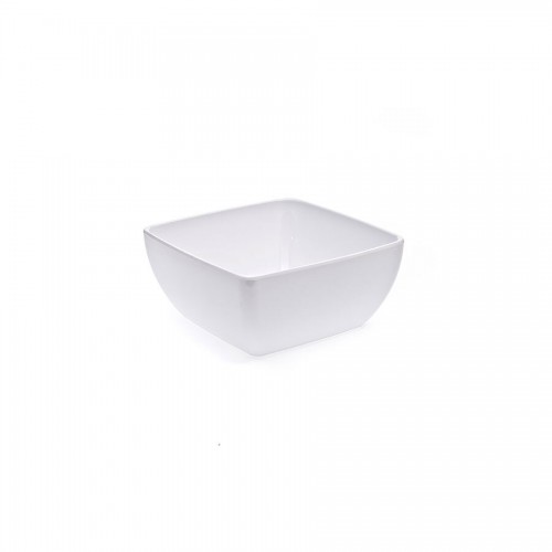 White Melamine 10cm Square Bowl