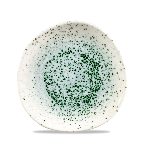 Mineral Green Round Trace Plate 8 1/4 inch