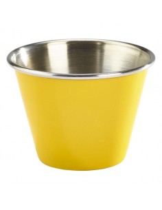 2.5oz Stainless Steel Ramekin Yellow