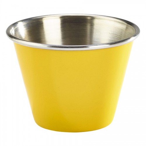 2.5oz Stainless Steel Ramekin Yellow