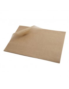 Greaseproof Paper25x20cm 1000shts Brwn