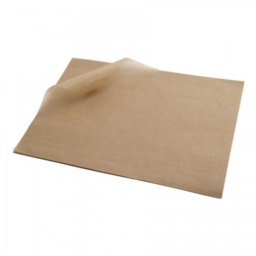 Greaseproof Paper25x20cm 1000shts Brwn