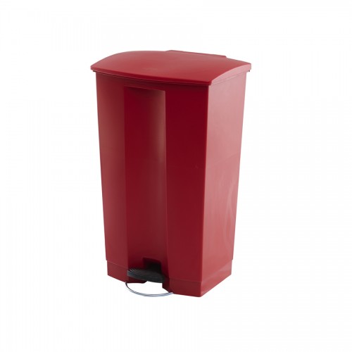 Step-on Bin 87L 50.2X44.7X82.6CM Red