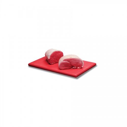 Prepara Chopping Board Red Poly 30 x 23 x 1.2cm