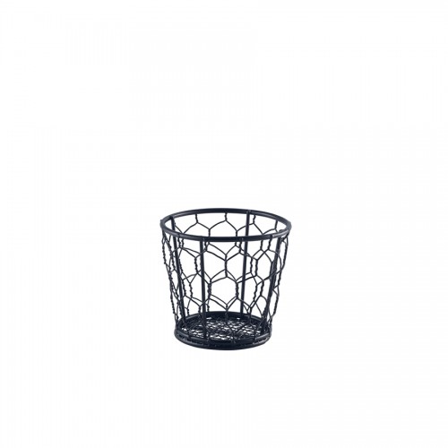 Black Wire Basket 10cm Dia