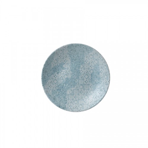 Aquamarine Med Tiles Deep Coupe Plate 9 2/5